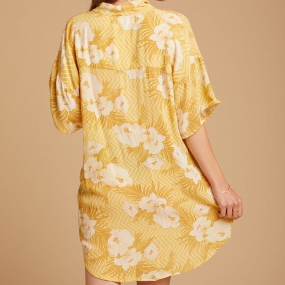 Amuse Society Island Oasis Dress Ginger Floral Print XS - Picture 3 of 8